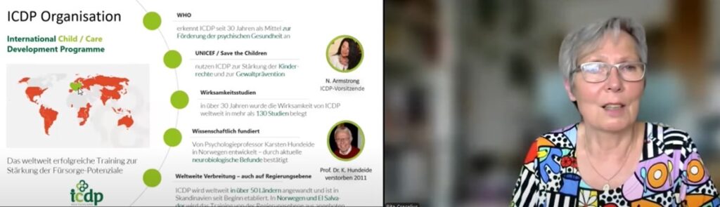 Online presentation of the ICDP programme